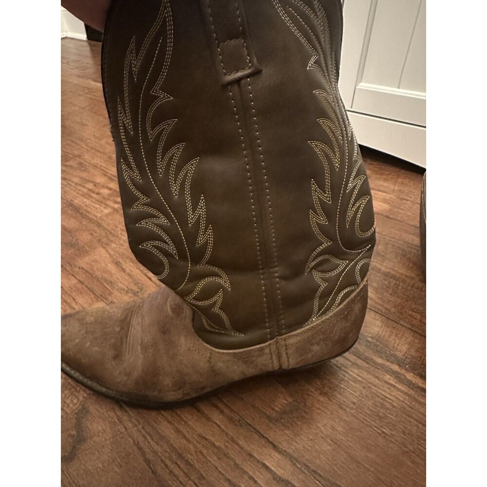 LAREDO Women's Kadi Tan Distressed Brown‎ Leather Western Boots 5742 Size 9.5M - Picture 5 of 12